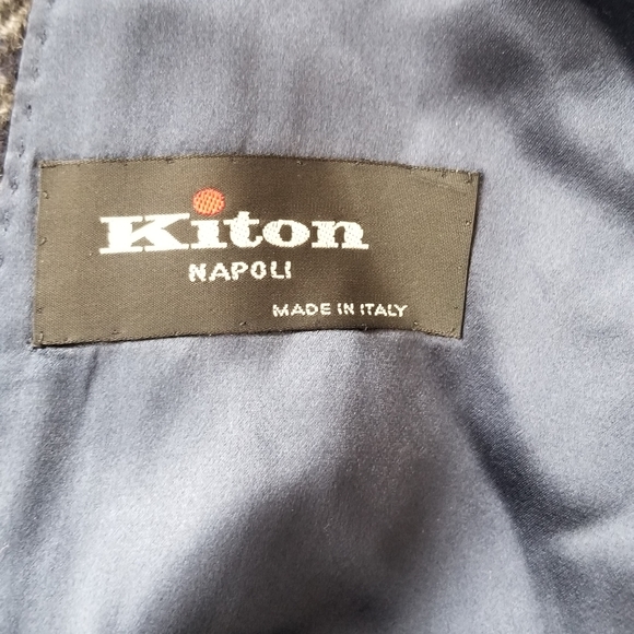 Kiton women's coat multicolor 100% cashmere size 12 US made in Italy - Picture 3 of 16